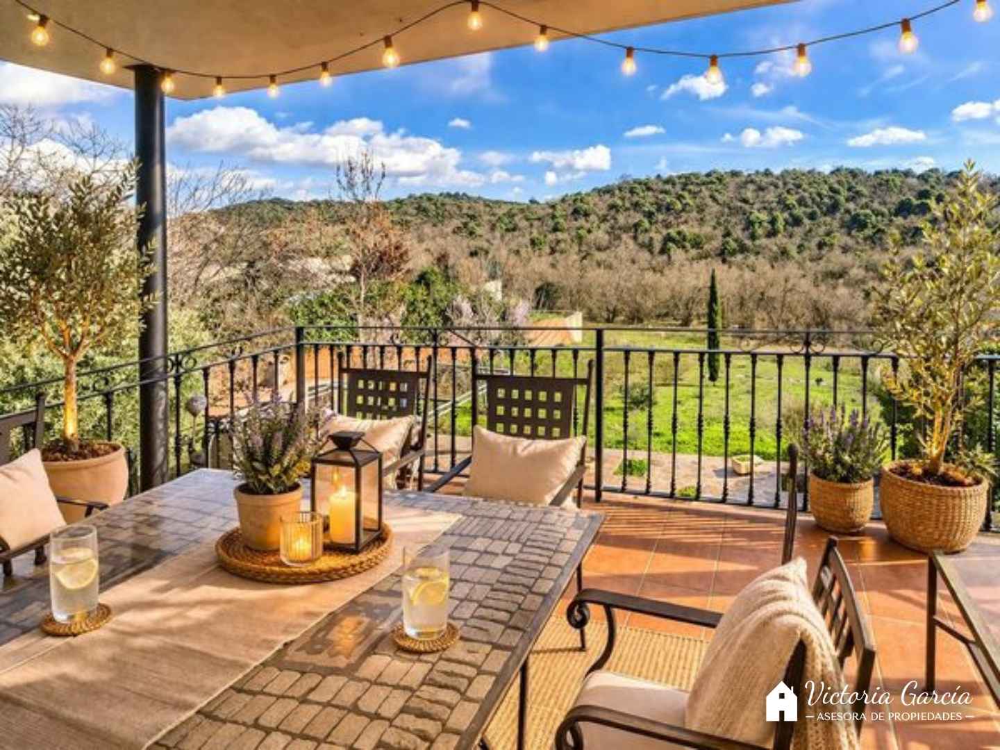 Chalet independiente en Caraquiz - Terraza